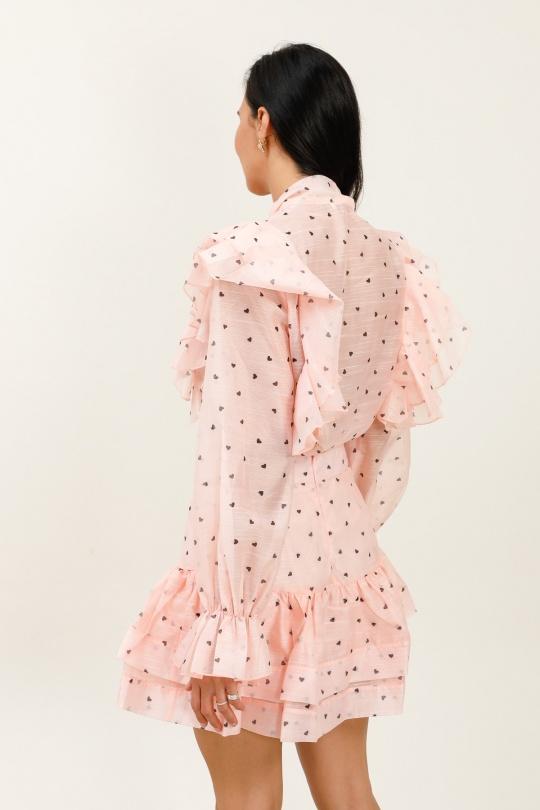 Chemises Femme Rose LOVIKA 35077-1 Efashion Paris