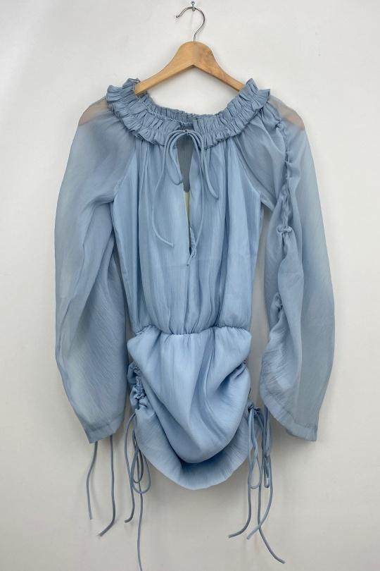 Vestidos cortos Mujer Blue LOVIKA 34980 Efashion Paris