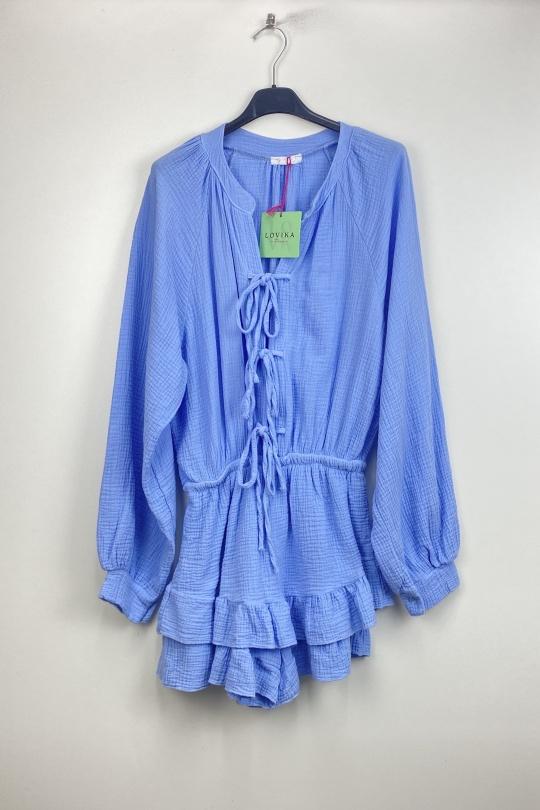 Combinaisons Femme Vert d eau LOVIKA 1357A Efashion Paris