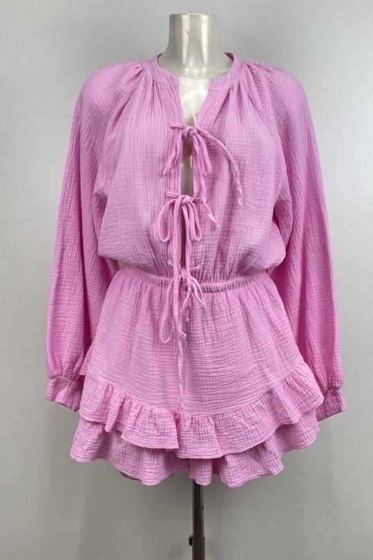 Combinaisons Femme Vert d eau LOVIKA 1357A Efashion Paris