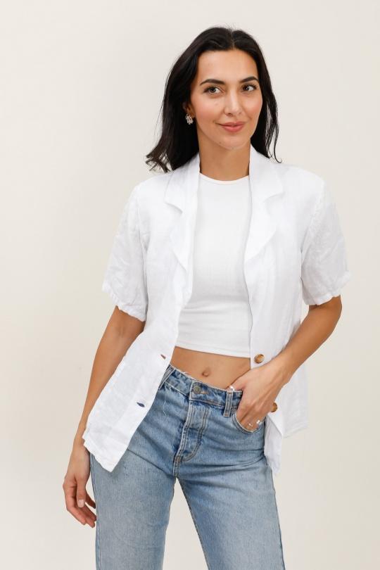 Chemises Femme Blanc LOVIKA 9850A Efashion Paris