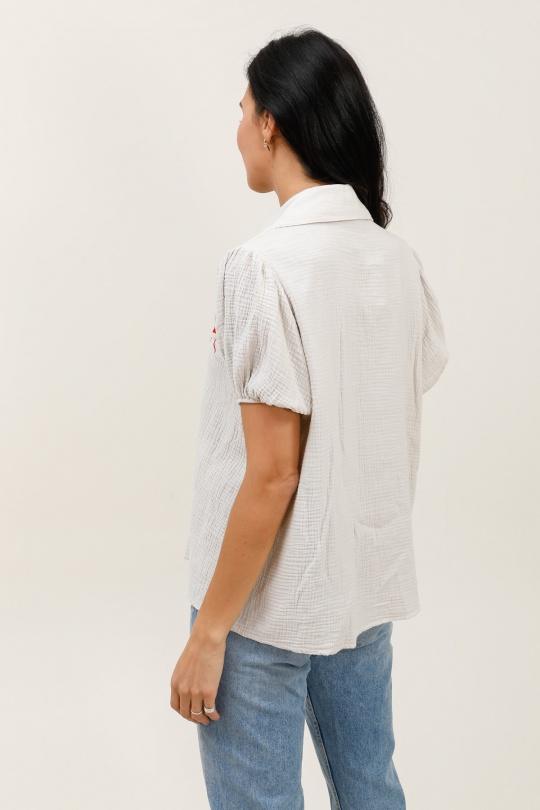 Chemises Femme Beige LOVIKA 80189A Efashion Paris