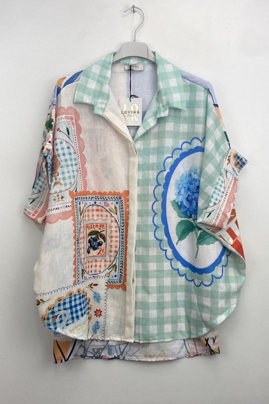 Shirts Women Multicolor LOVIKA 81195-3#12 Efashion Paris