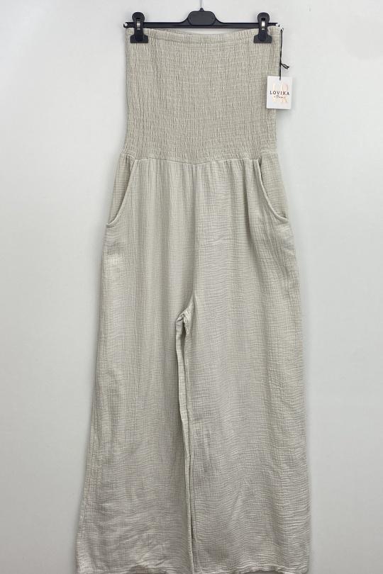 Combinaisons Femme Beige LOVIKA 22933-4 Efashion Paris