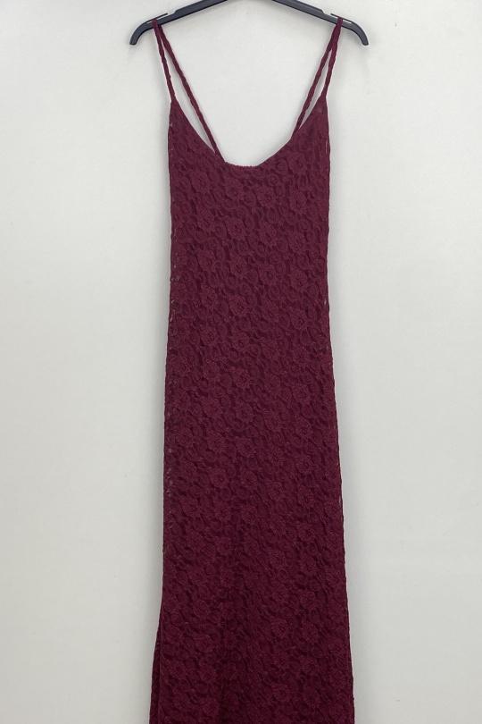 Robes longues Femme Bordeaux LOVIKA 23613 Efashion Paris