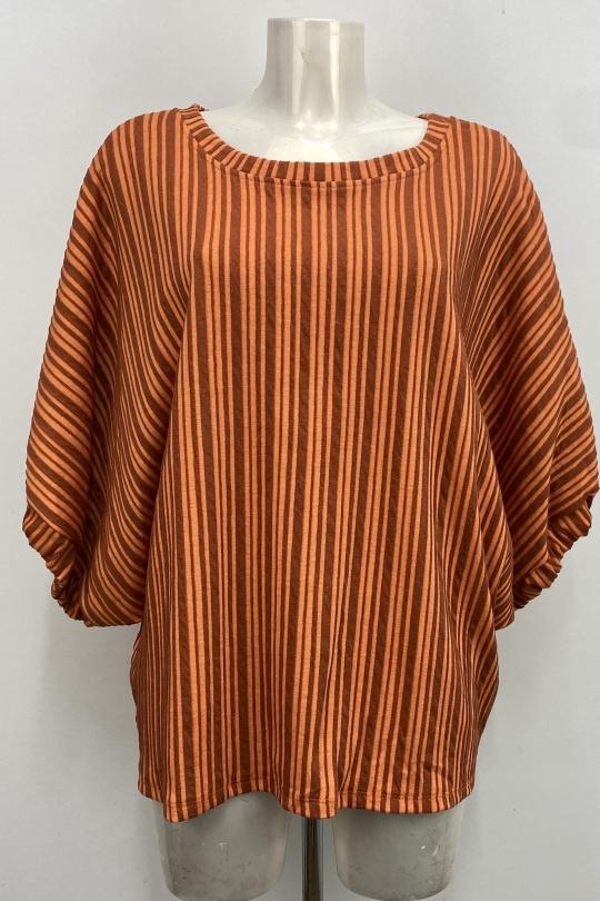 Tops Femme Orange LOVIKA 010168 Efashion Paris