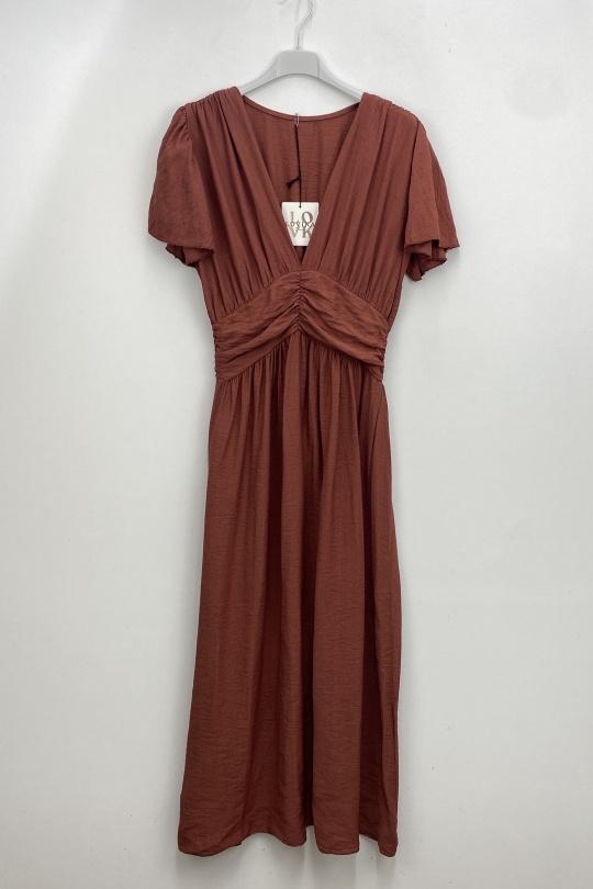Robes longues Femme Rouille LOVIKA 23996 Efashion Paris