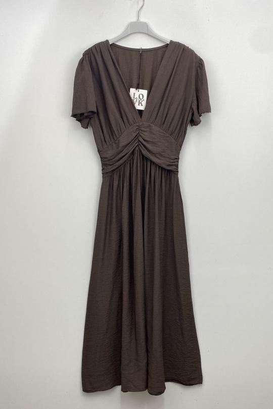 Robes longues Femme Rouille LOVIKA 23996 Efashion Paris