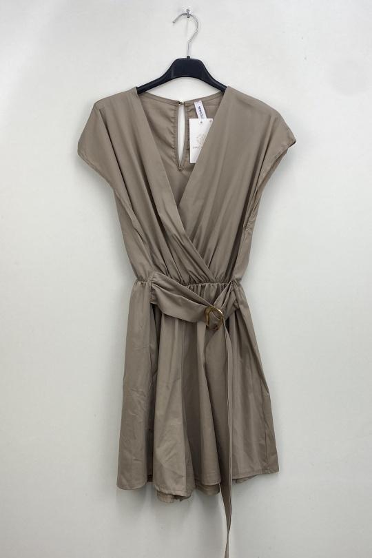 Combinaisons Femme Taupe LOVIKA 23726 Efashion Paris