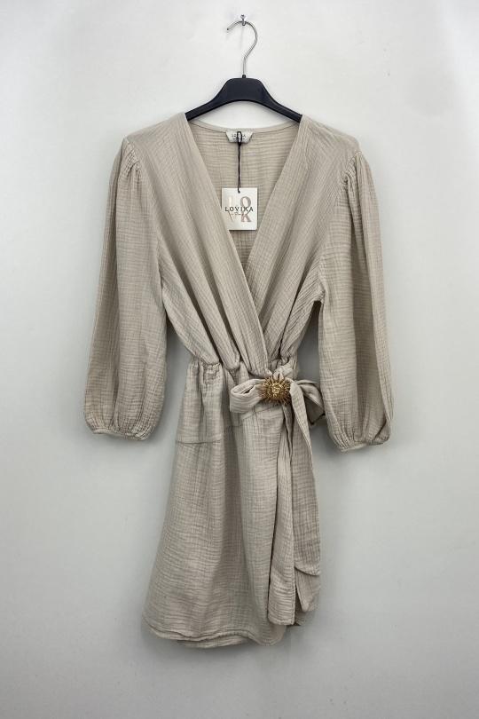 Robes courtes Femme Vert/Pomme LOVIKA 1120 Efashion Paris