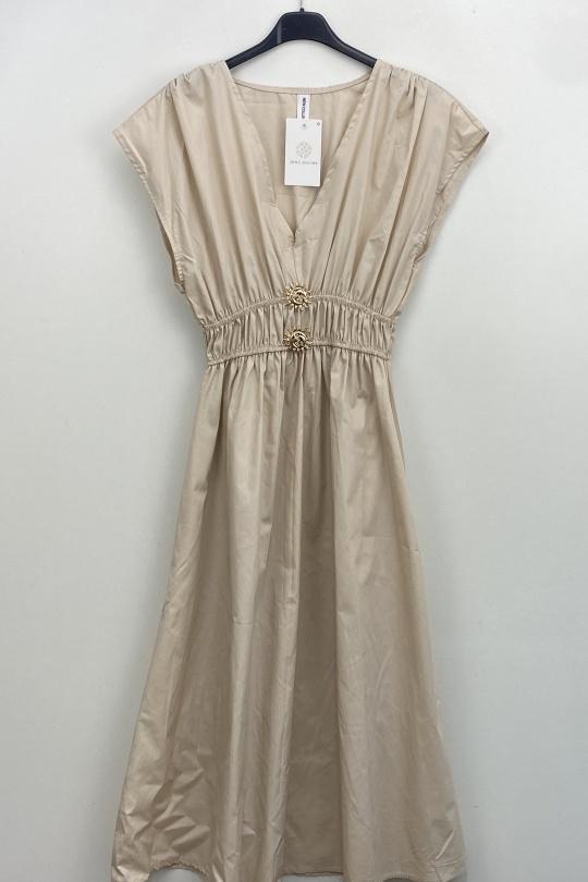 Robes longues Femme Beige LOVIKA 23580 Efashion Paris