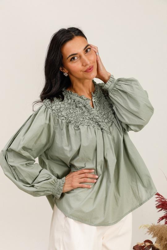 Chemises Femme Kaki LOVIKA 80583 Efashion Paris