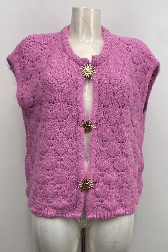 Cardigan Donna Fushia LOVIKA 31033 Efashion Paris