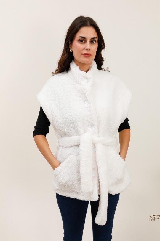 Gilets Femme Blanc LOVIKA 50250A Efashion Paris