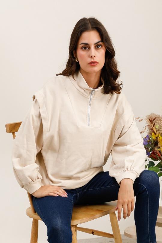 Sweats Femme Beige LOVIKA 30101A Efashion Paris