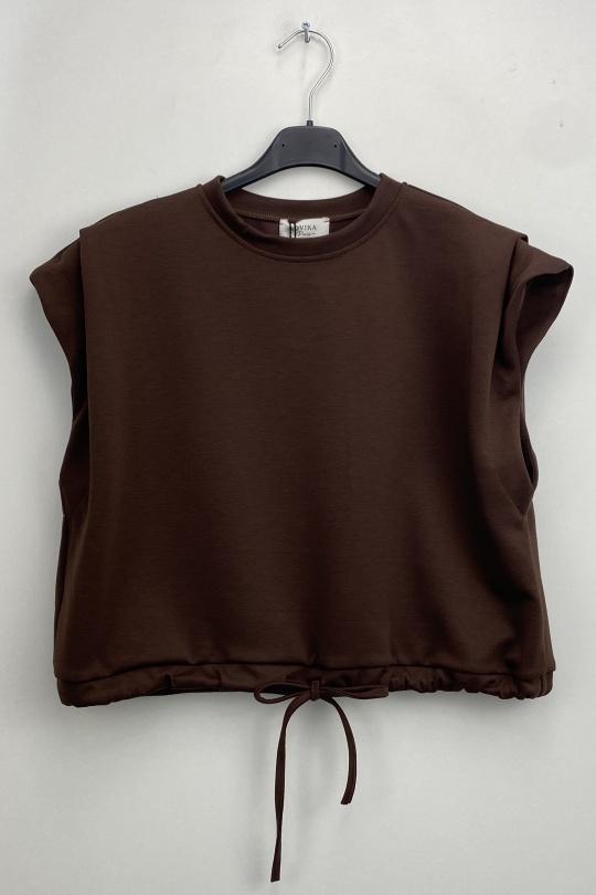 Tops Mujer Brown LOVIKA 30329 Efashion Paris