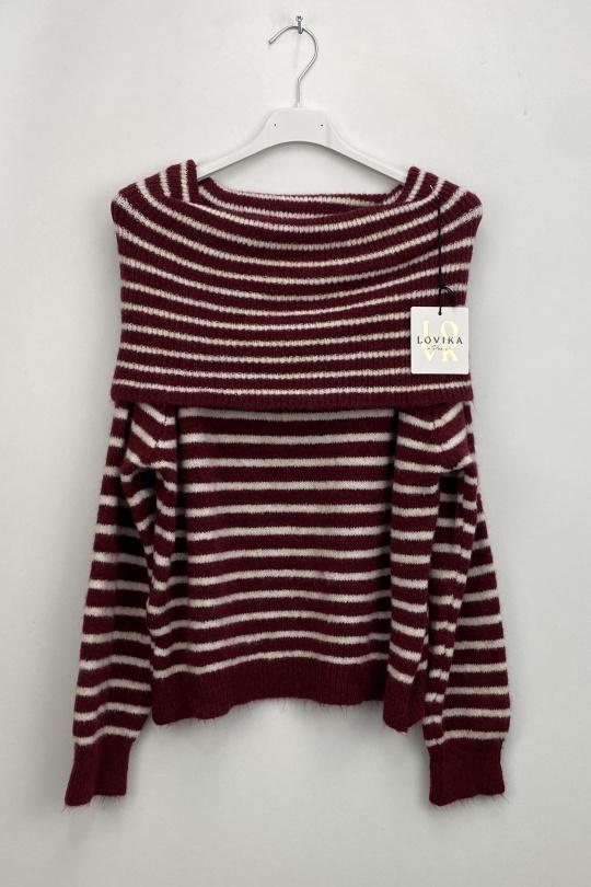 Pulls Femme Fushia LOVIKA 51139 Efashion Paris