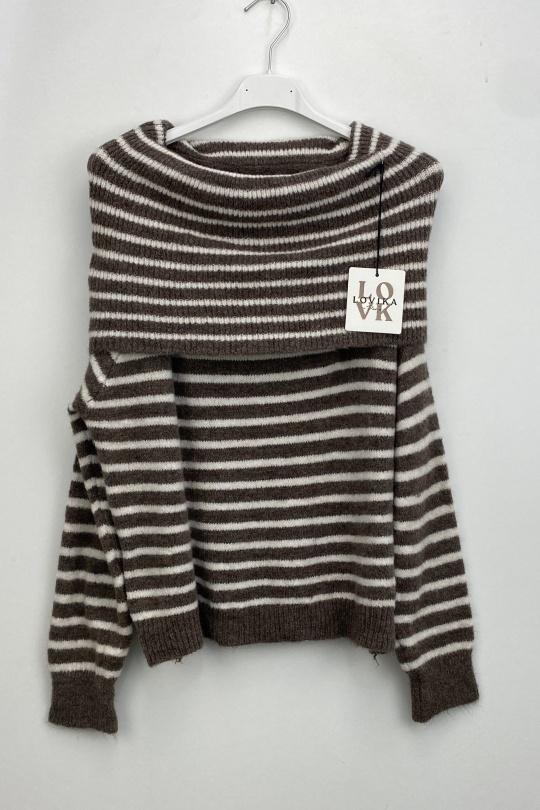 Pulls Femme Fushia LOVIKA 51139 Efashion Paris