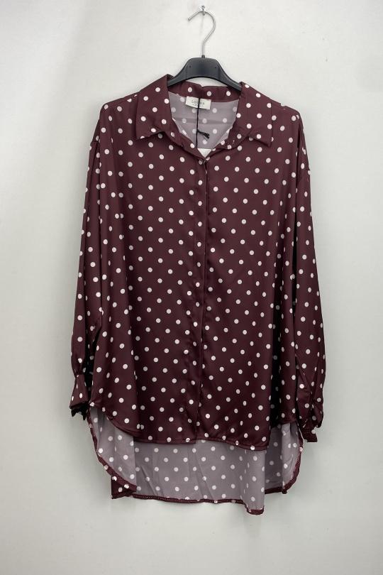 Chemises Femme Bordeaux LOVIKA 791873 Efashion Paris