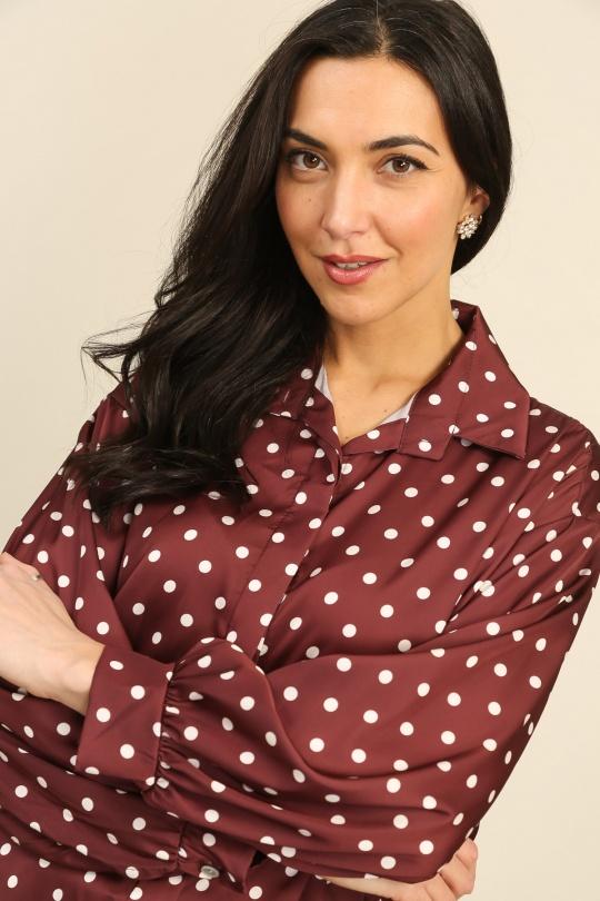 Chemises Femme Bordeaux LOVIKA 791873 Efashion Paris