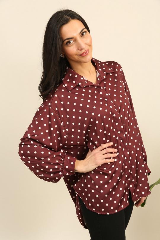 Chemises Femme Bordeaux LOVIKA 791873 Efashion Paris