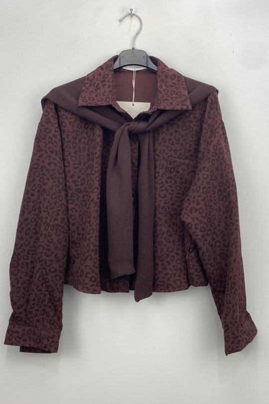 Chemises Femme Taupe LOVIKA 43350 Efashion Paris