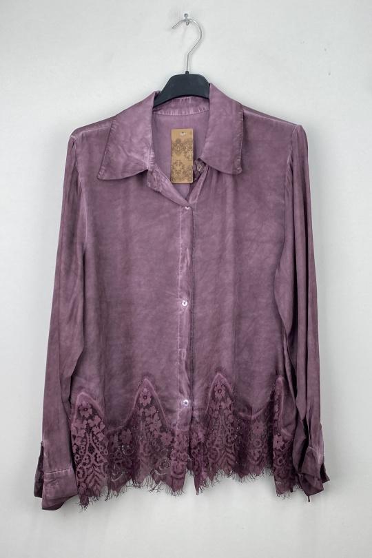 Chemises Femme Rouille LOVIKA 4895 Efashion Paris