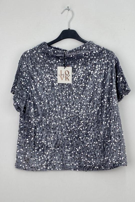 Tops Women Grey LOVIKA 8868 Efashion Paris