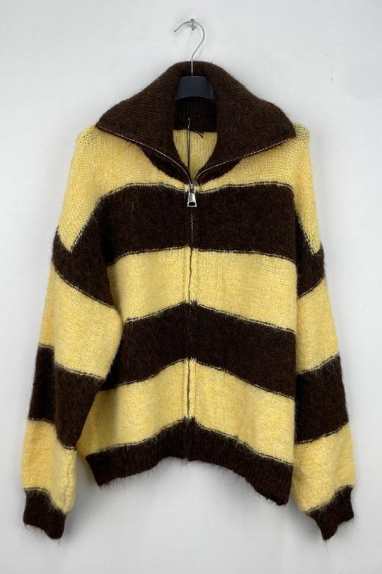 Gilets Femme Jaune clair LOVIKA 51201 Efashion Paris