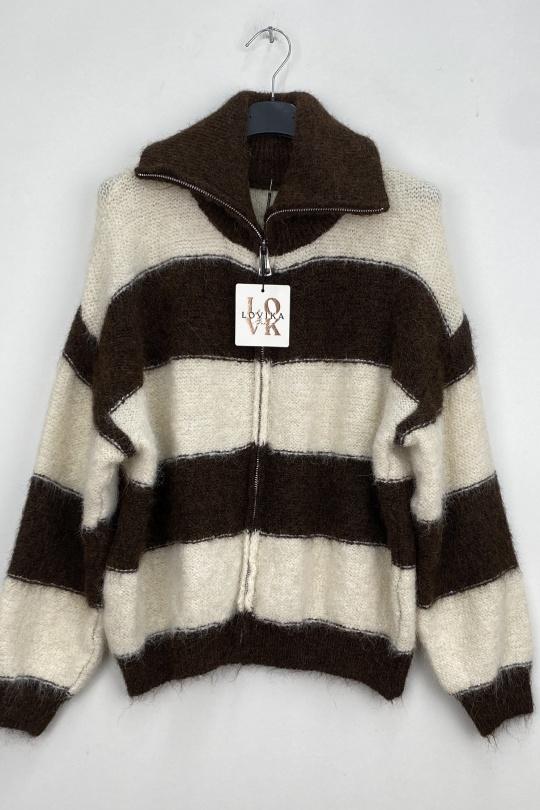 Gilets Femme Jaune clair LOVIKA 51201 Efashion Paris