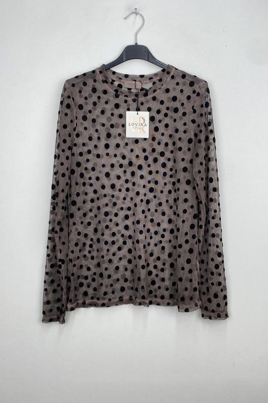 Top Donna Brown LOVIKA 11176 Efashion Paris