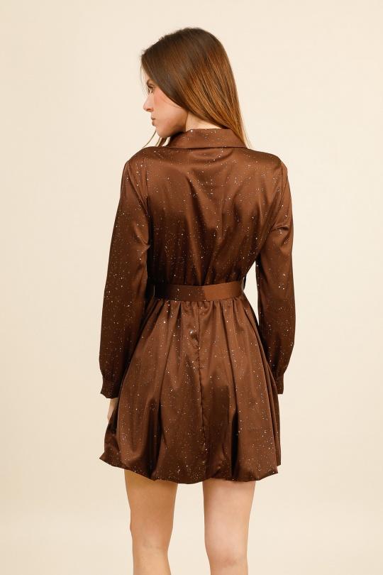 Robes courtes Femme Bordeaux LOVIKA 12983 Efashion Paris