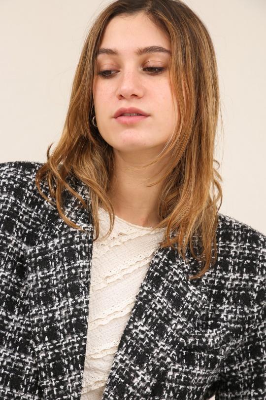 Vestes  Femme Noir LOVIKA 81026 Efashion Paris