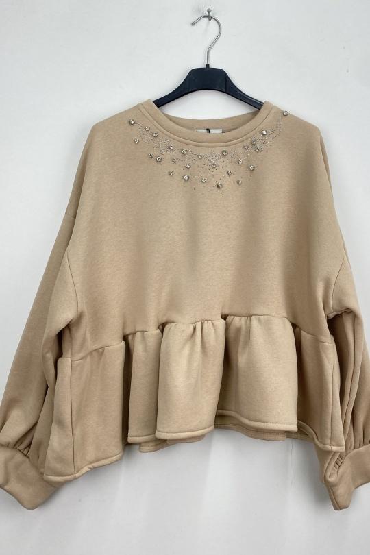 Tops Femme Camel LOVIKA W1513 Efashion Paris
