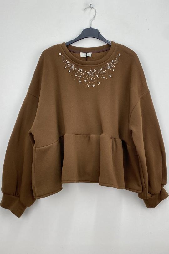 Tops Femme Camel LOVIKA W1513 Efashion Paris