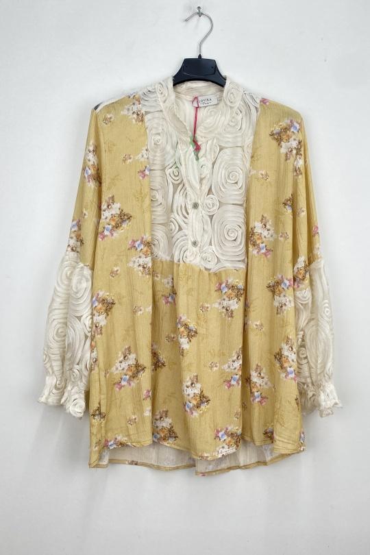 Blouses Femme Beige LOVIKA 1576 Efashion Paris