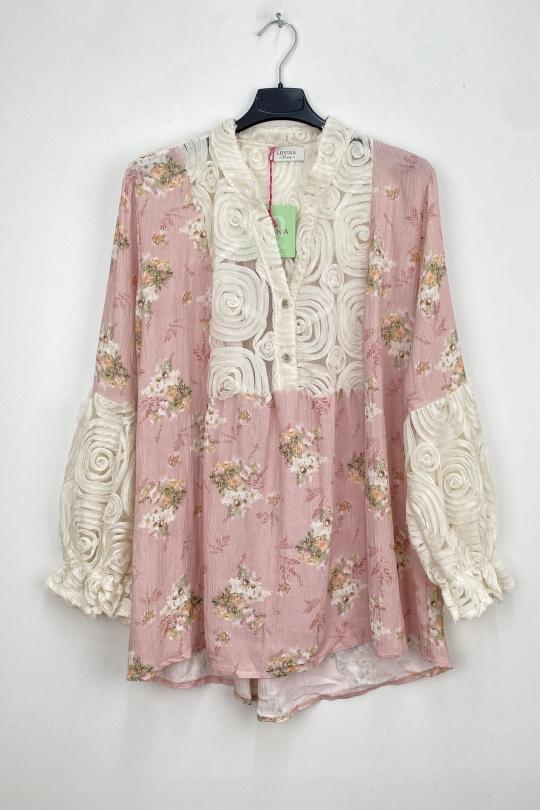 Blouses Femme Beige LOVIKA 1576 Efashion Paris