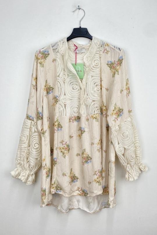 Blouses Femme Beige LOVIKA 1576 Efashion Paris