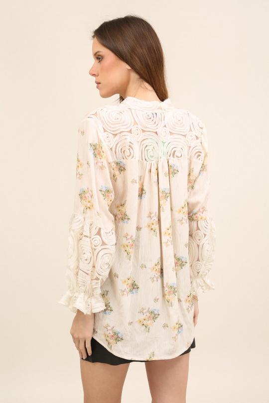 Blouses Femme Beige LOVIKA 1576 Efashion Paris