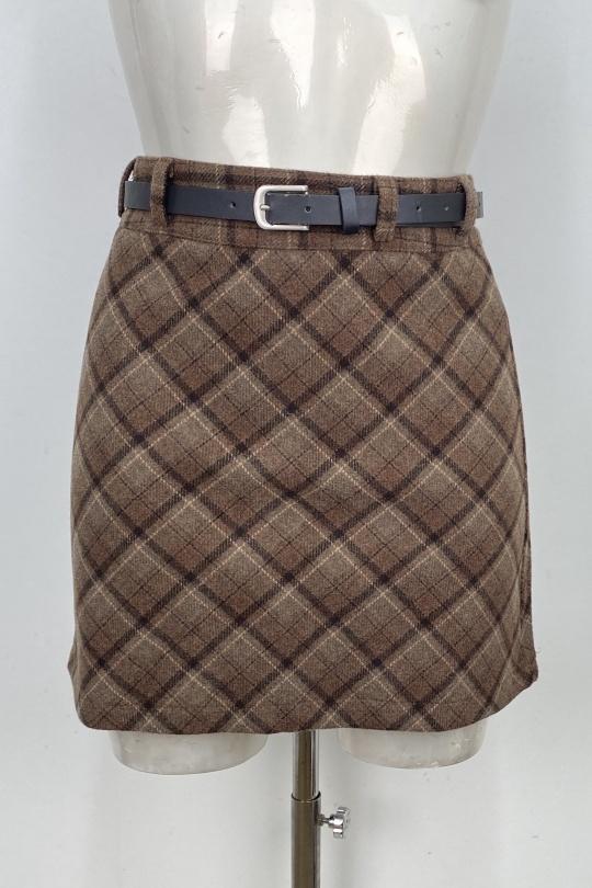 Jupes Femme Gris foncé LOVIKA 46836 Efashion Paris