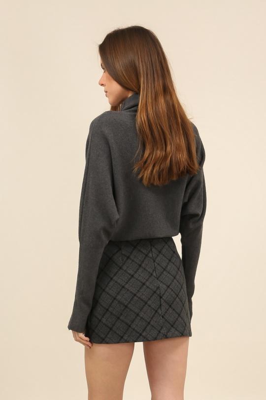 Jupes Femme Gris foncé LOVIKA 46836 Efashion Paris