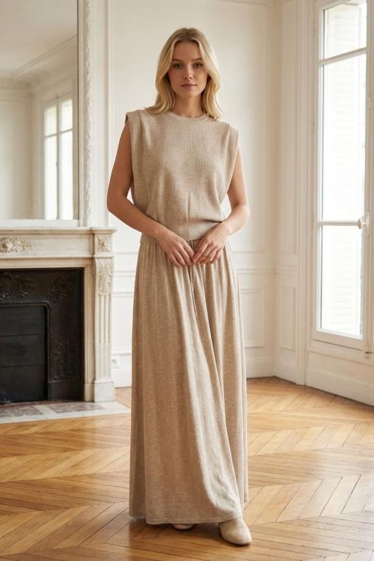 Ensembles Femme Beige LOVIKA 43066A Efashion Paris