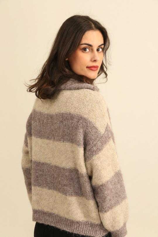 Gilets Femme Jaune clair LOVIKA 51201 Efashion Paris