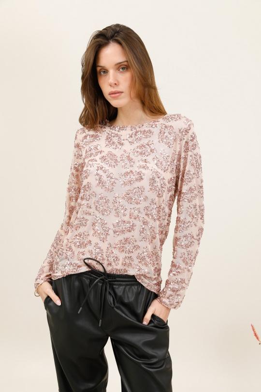 Tops Femme Champagne LOVIKA 57629 Efashion Paris