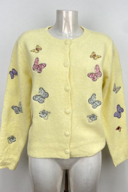 Gilets Femme Beige LOVIKA W9559 Efashion Paris