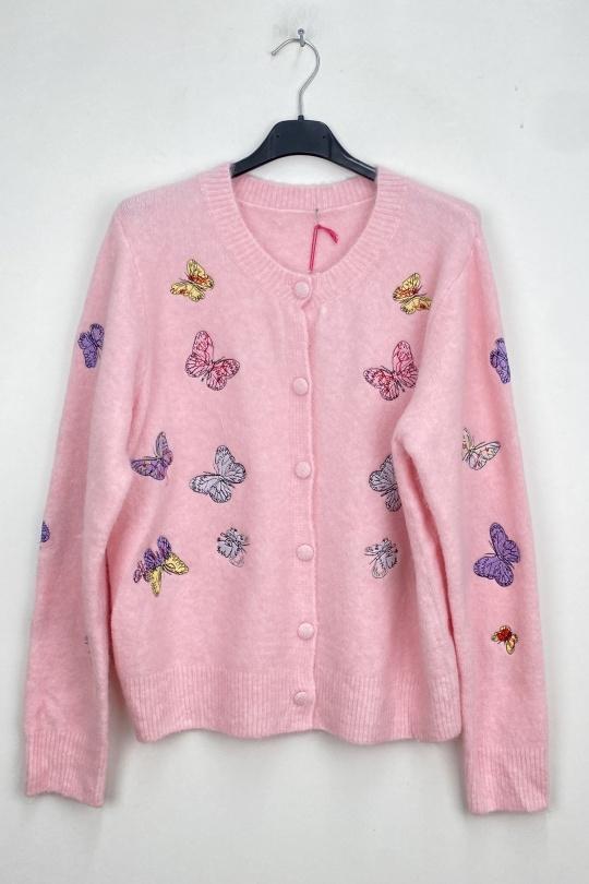 Gilets Femme Beige LOVIKA W9559 Efashion Paris