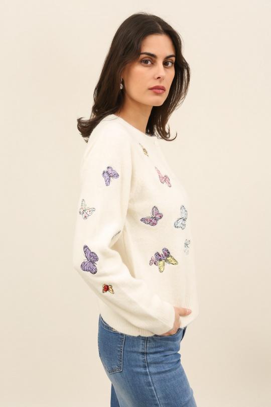 Gilets Femme Beige LOVIKA W9559 Efashion Paris