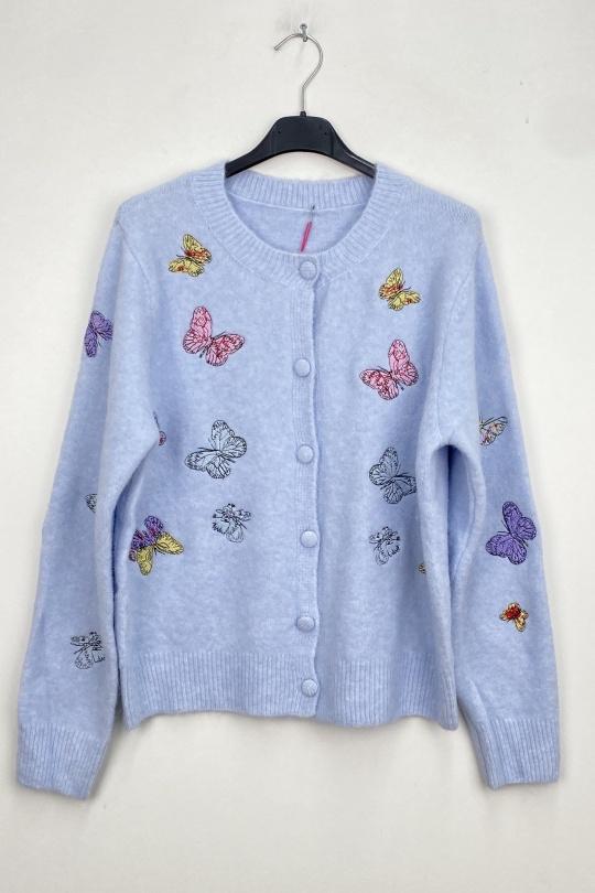 Gilets Femme Beige LOVIKA W9559 Efashion Paris