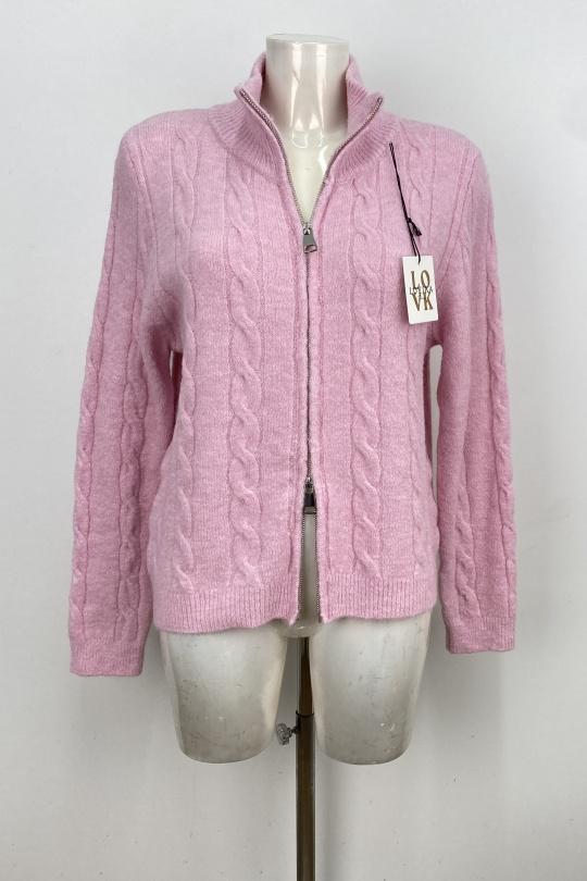 Gilets Femme Rose LOVIKA 51285 Efashion Paris