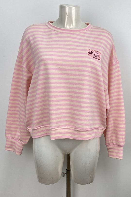 Tops Femme Rose LOVIKA 2203 Efashion Paris